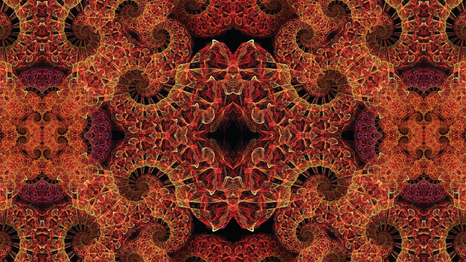 Arte fractal: Laberinto bronquial