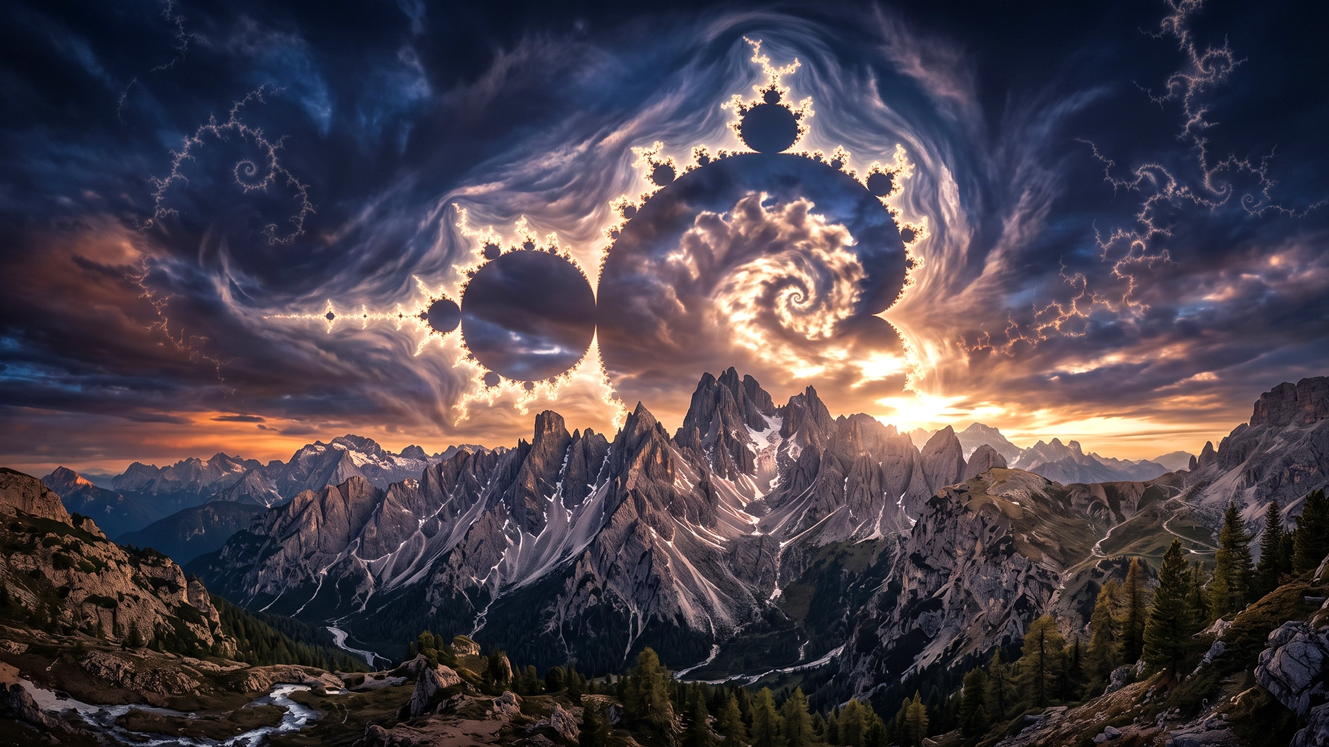 Arte fractal: Mandelbrot Landscape